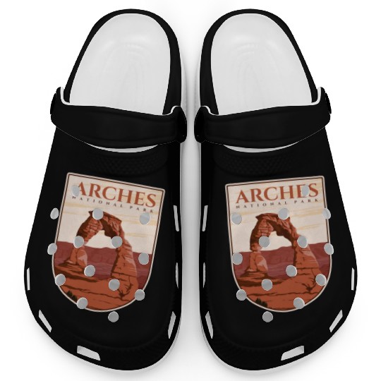 Arches National Park Stickers Clogs