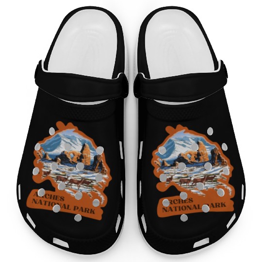 Arches National Park Stickers Clogs