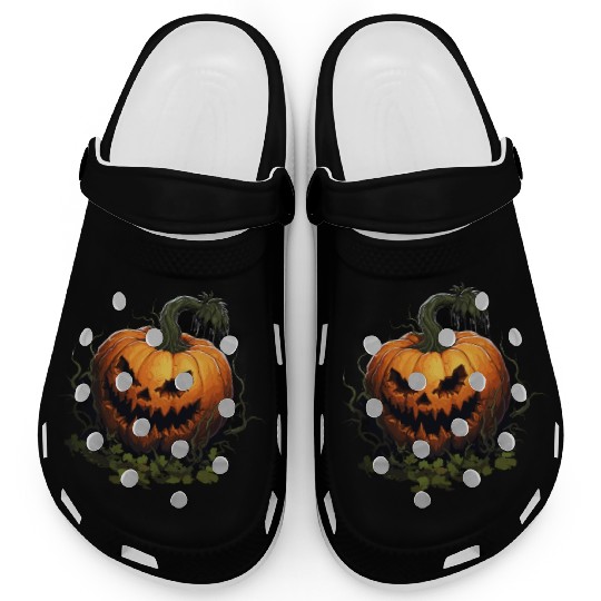Halloween - Jack-O-Lantern Clogs