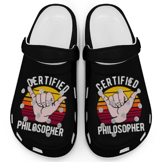 Certified Philosopher Philosophy Teacher Clogs