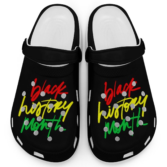 Black History Month Clogs