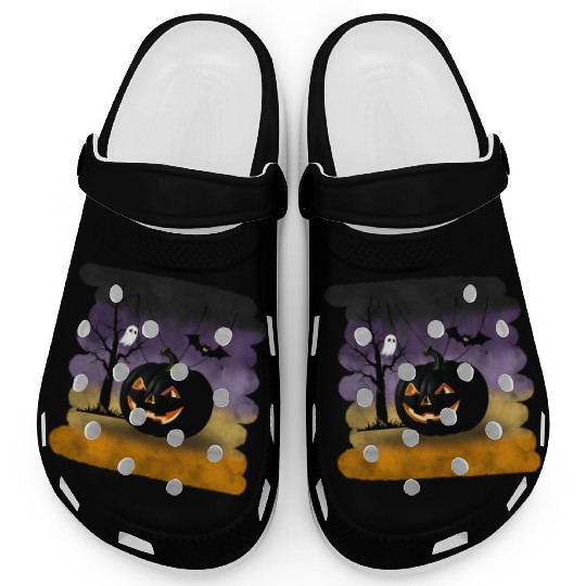 "The Midnight Pumpkin" Clogs