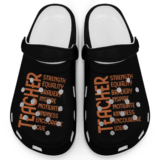 Melanin Teacher Black History Month Juneteenth Clogs