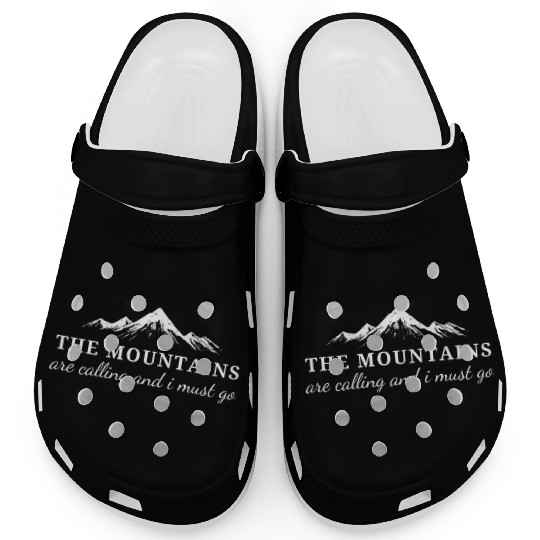 The Mountains are Calling and I Must Go Clogs
