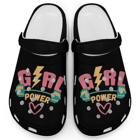 Girl power, gym design. Clogs