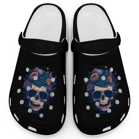 Floral Skull | C15 Clogs