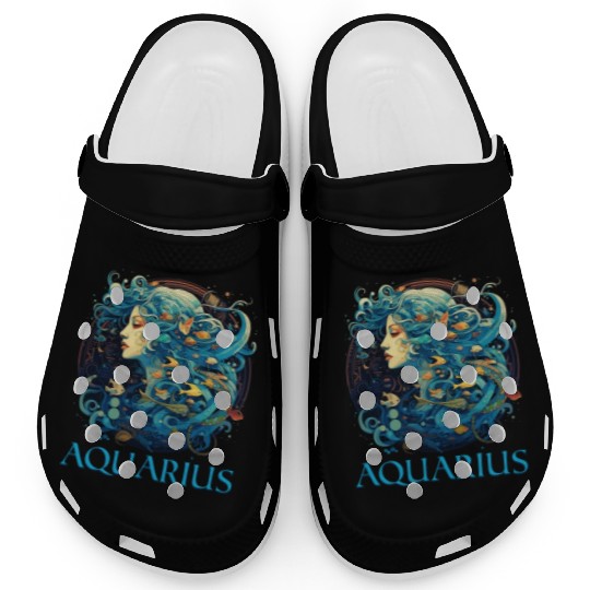Embrace Your Aquarius Identity: Aquarius Zodiac Clogs