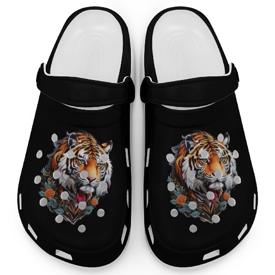 Roaring Majesty: Embrace the Power of the Tiger Clogs