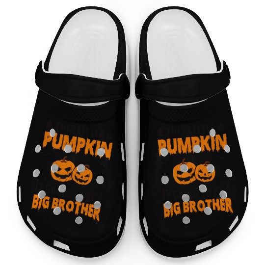 This Little Pumpkin Is Going To Be A Big Brother Clogs
