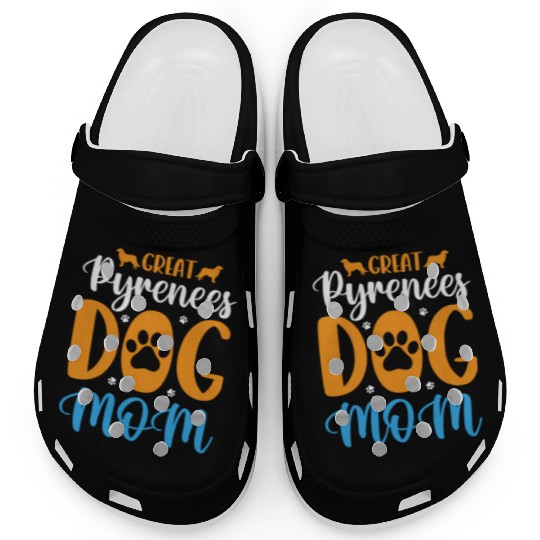 Proud Great Pyrenees Dog Mom Clogs