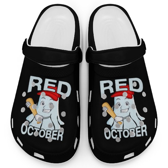 Vintage Philly Red October Philadelphia Ghost Clogs