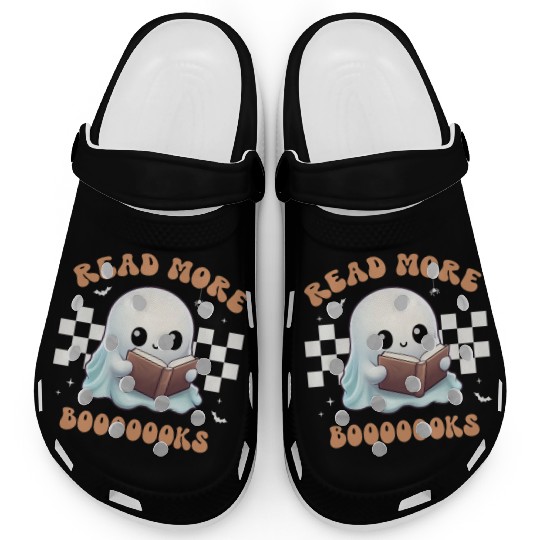 Read More Booooks | Book Lover | Funny Teacher Clogs