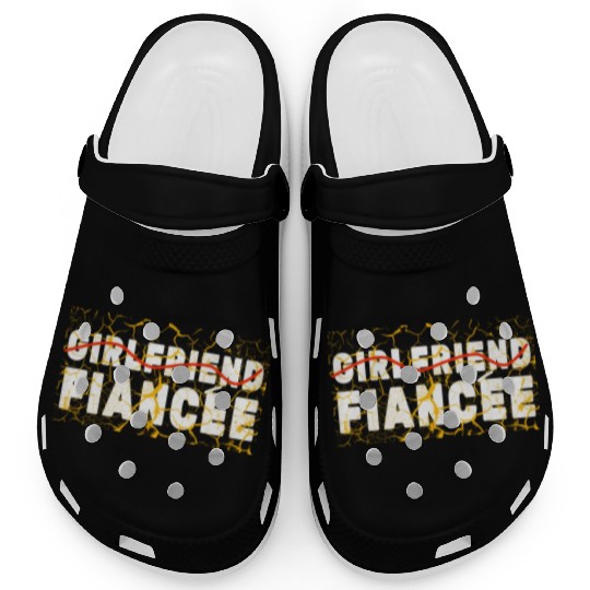 Girlfriend Fiancee Couple Engagement Engaged Clogs