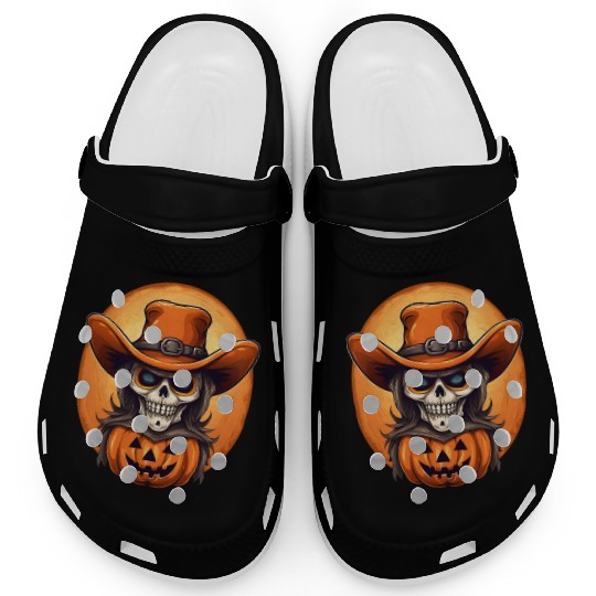 Sublimation Halloween Cowboy Clogs