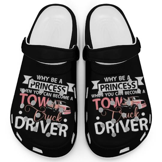 Girl prinzess tow truck driver Clogs