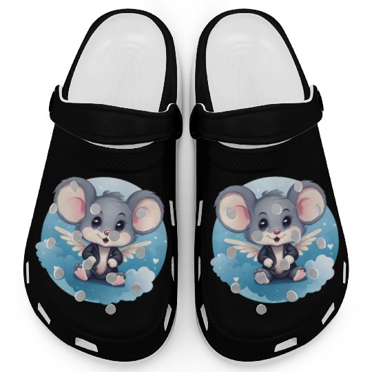 Mouse Angel Wings Rat Clogs