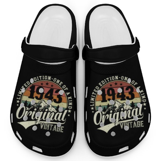 1943 Vintage Birthday Surprise Clogs