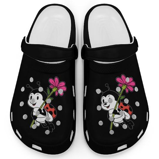 Cute Ladybug Nature Lover Gift Clogs