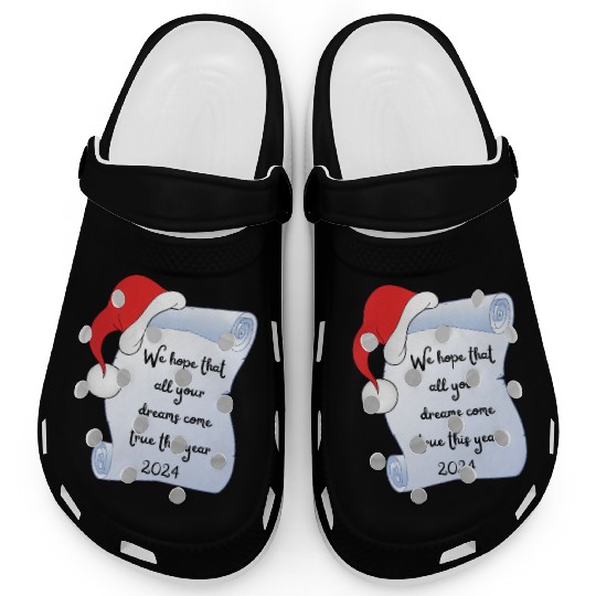 Santa Claus wishes Clogs