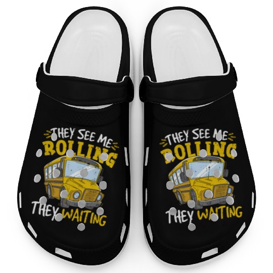 Bus Monitor Aide School Bus Driver Clogs