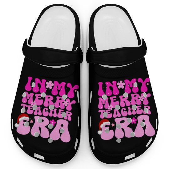 In my teacher era funny christmas education Clogs