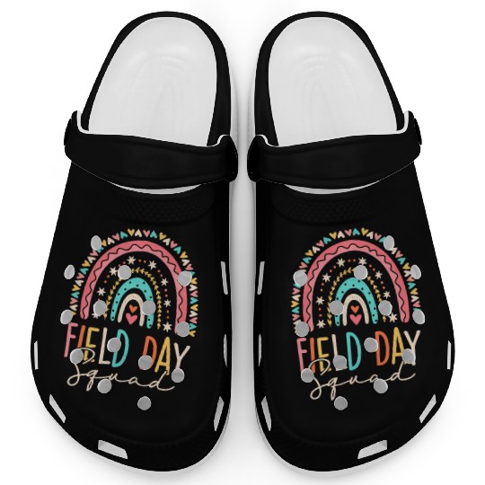 Field Day Squad Teacher Student Last Day Of School Clogs