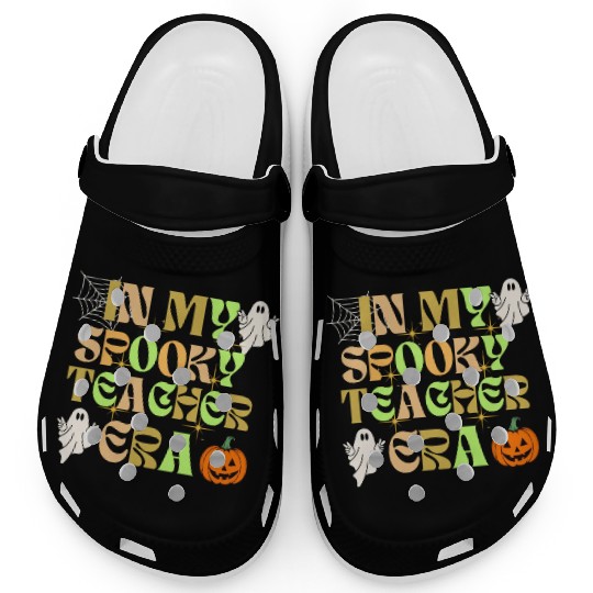 In My Spooky Teacher Era Teacher Halloween Clogs