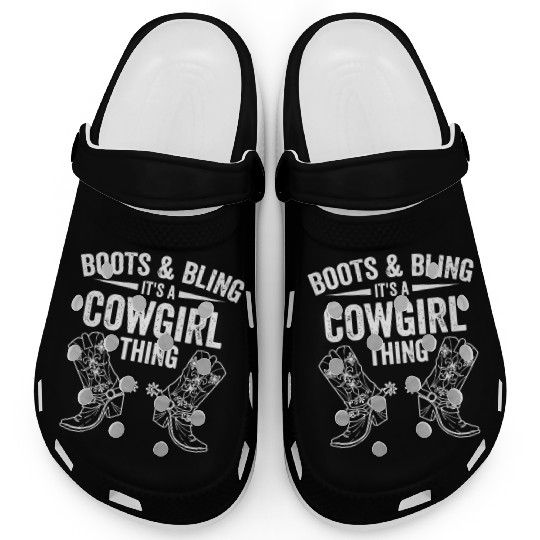 Funny Cowgirl Boots Bling Women Giftamerican pharo Clogs