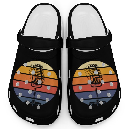 Microphone Retro Clogs