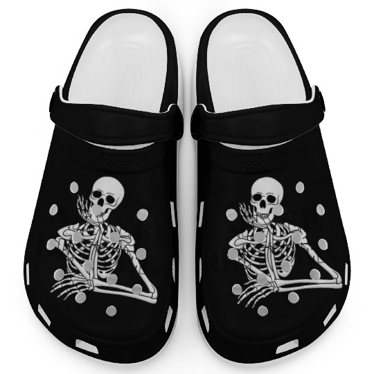 Never Better Skeleton sticker & Clogs