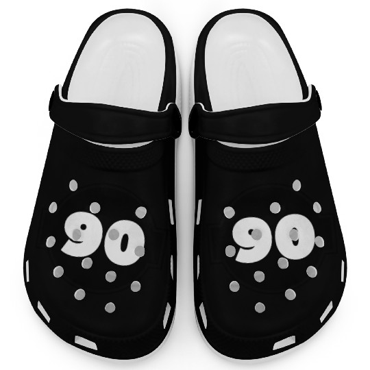90th Birthday, Celebration, Anniversary / Ninety! Clogs