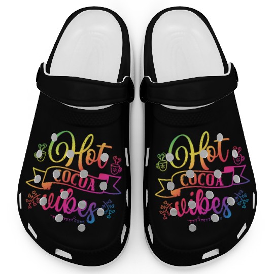 Chocolate Lover Hot Cocoa Vibes Clogs