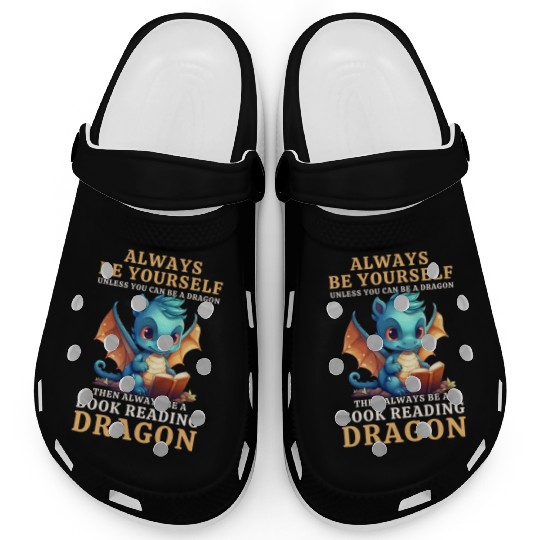 "Always Be Yourself" - Book Reading Blue Dragon Clogs