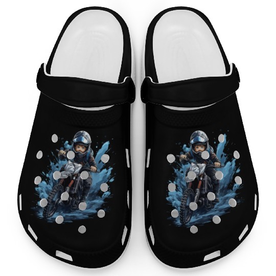 Dirt Bike Anime Ice Racing Motorcycle Ice Racer Clogs