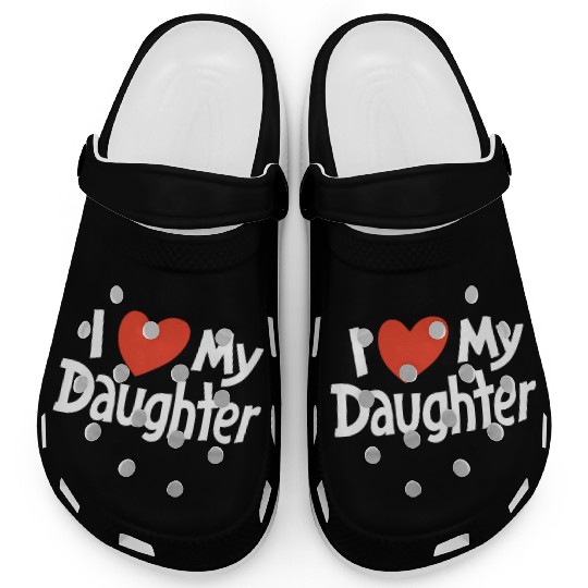 I Love my daughter Clogs