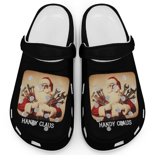 Vintage Santa Claus Handyman Clogs