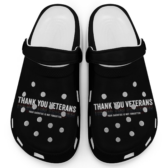 Thank You Veterans! Thank You For Your Service Clogs