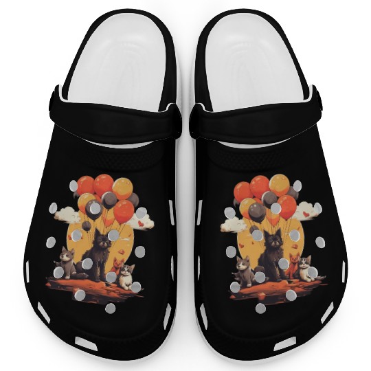 Cats, Dogs & Balloons Clogs