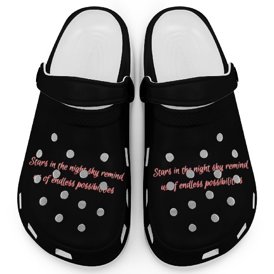 Stars remind us of endless possibilities Clogs