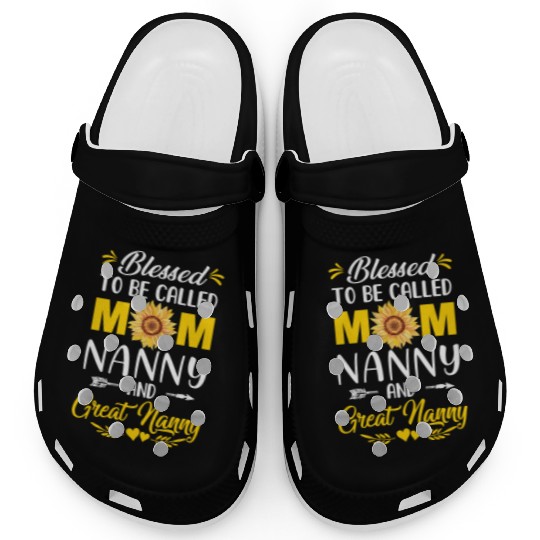 Blessed To Be Called Mom Nanny Great Nanny Mothers Clogs