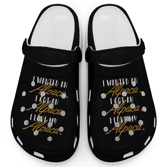 I love my Alpaca Llama Vicuna Guanaco Breeder Clogs