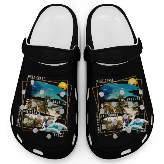 West Coast Los Angeles California Beach Clogs