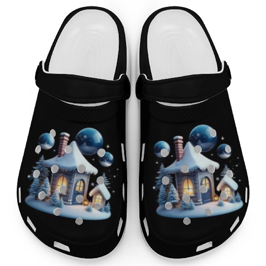 Christmas Elements 3D Magical cute Isolated Clogs