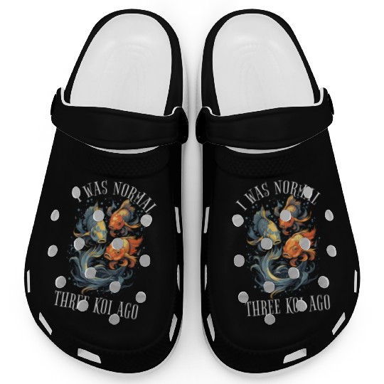Koi Fish Koi Carp Japanese Koi Garden-Pond funny Clogs