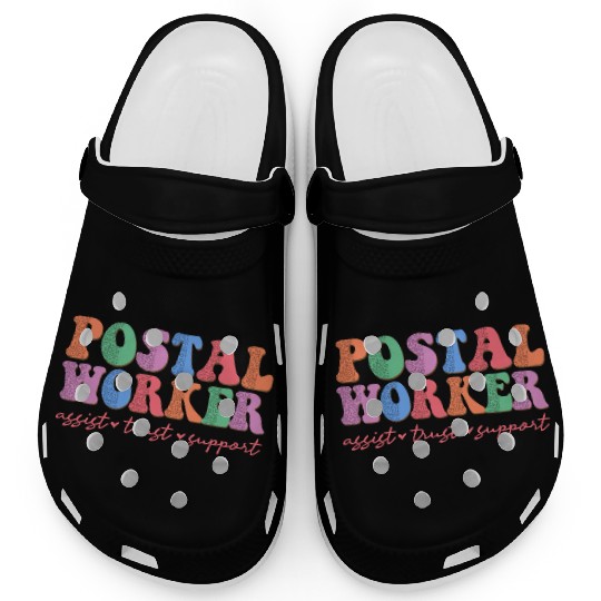 Postal worker assist trust support Clogs
