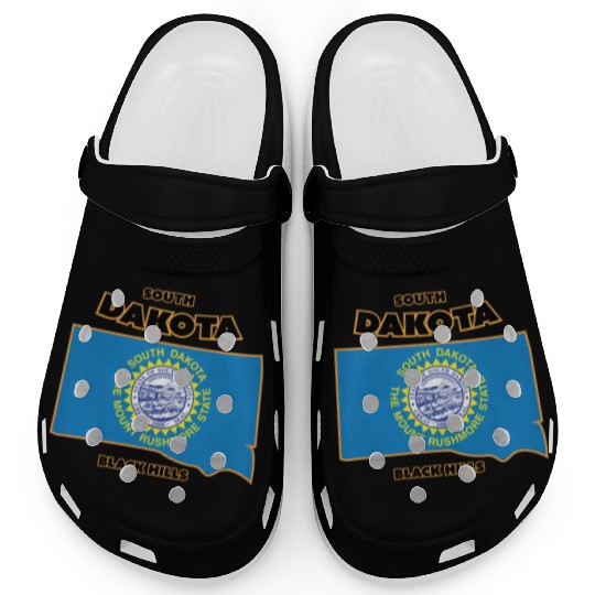 South Dakota - Flag Clogs