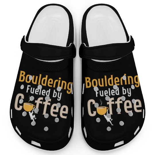 Bouldering Fueled By Coffee Climbing Boulder Clogs