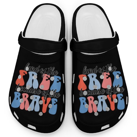 land of the free because of the brave Clogs