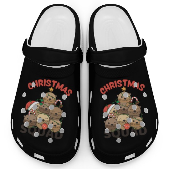 Otter Christmas Tree Christmas Squad Otter Clogs