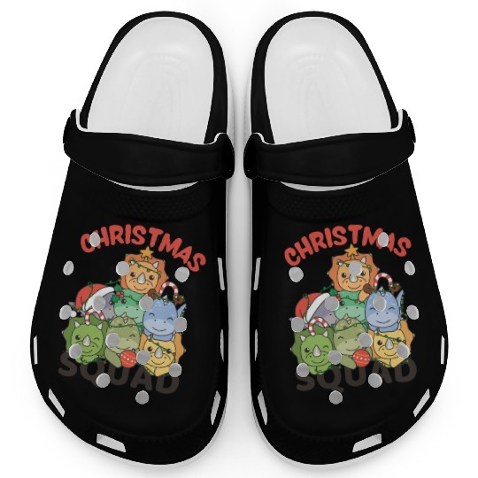 Dinosaur Christmas Tree Christmas Squad Dinos Clogs